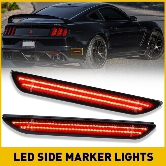 DIODE DYNAMICS Performance Lighting 2015+ FORD MUSTANG Vehicle Led SIDEMARKERS - Picture 1 of 4